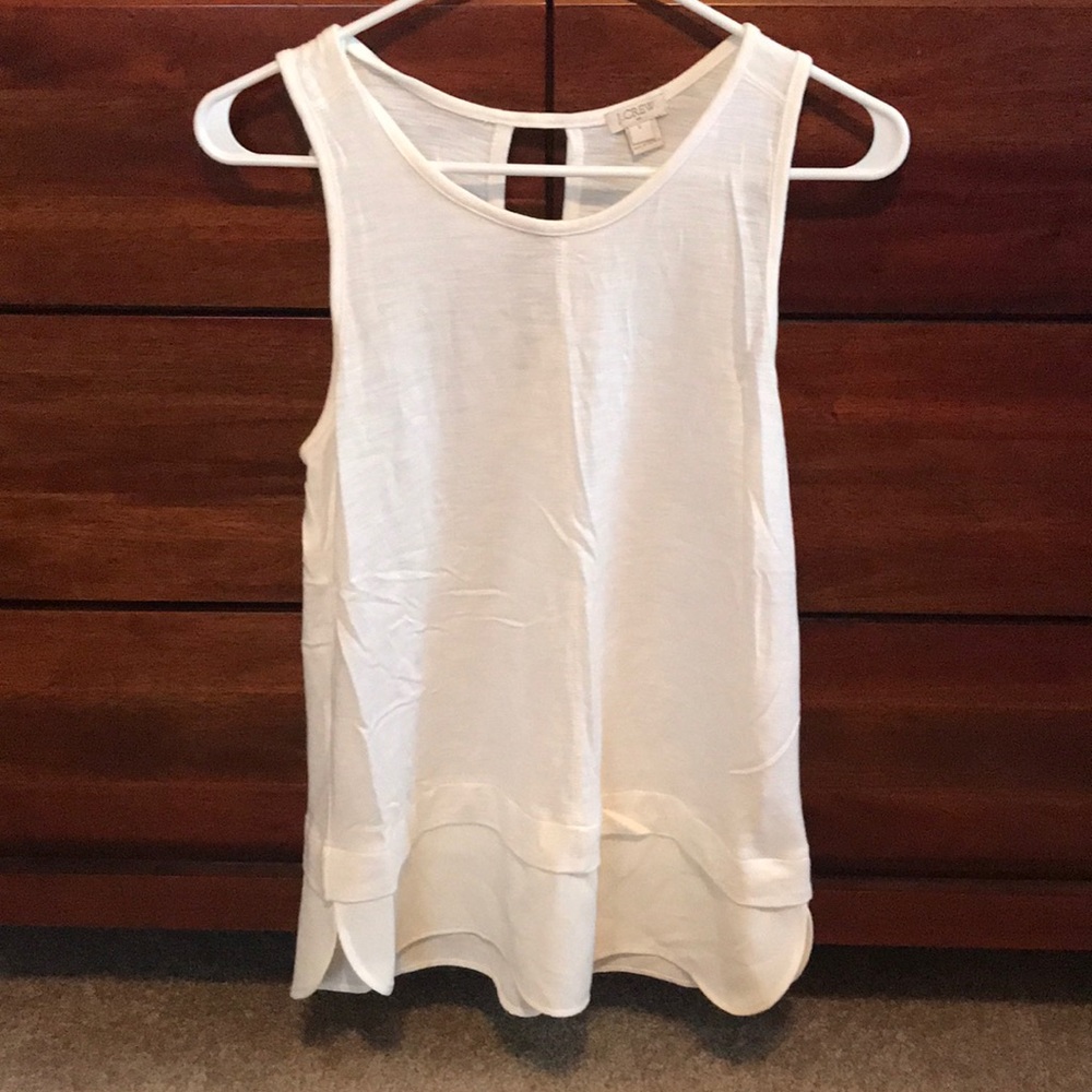 Jcrew Factory Tank Top with Blouse Hem
